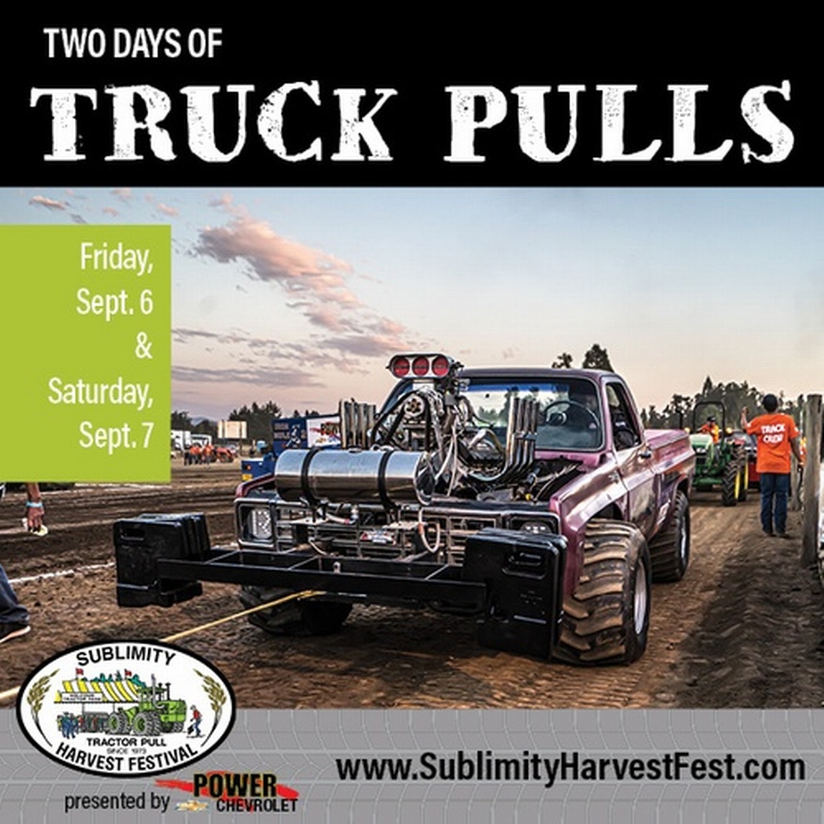 Stock Truck Pull Begins Sublimity Harvest Festival Sep 7, 2024